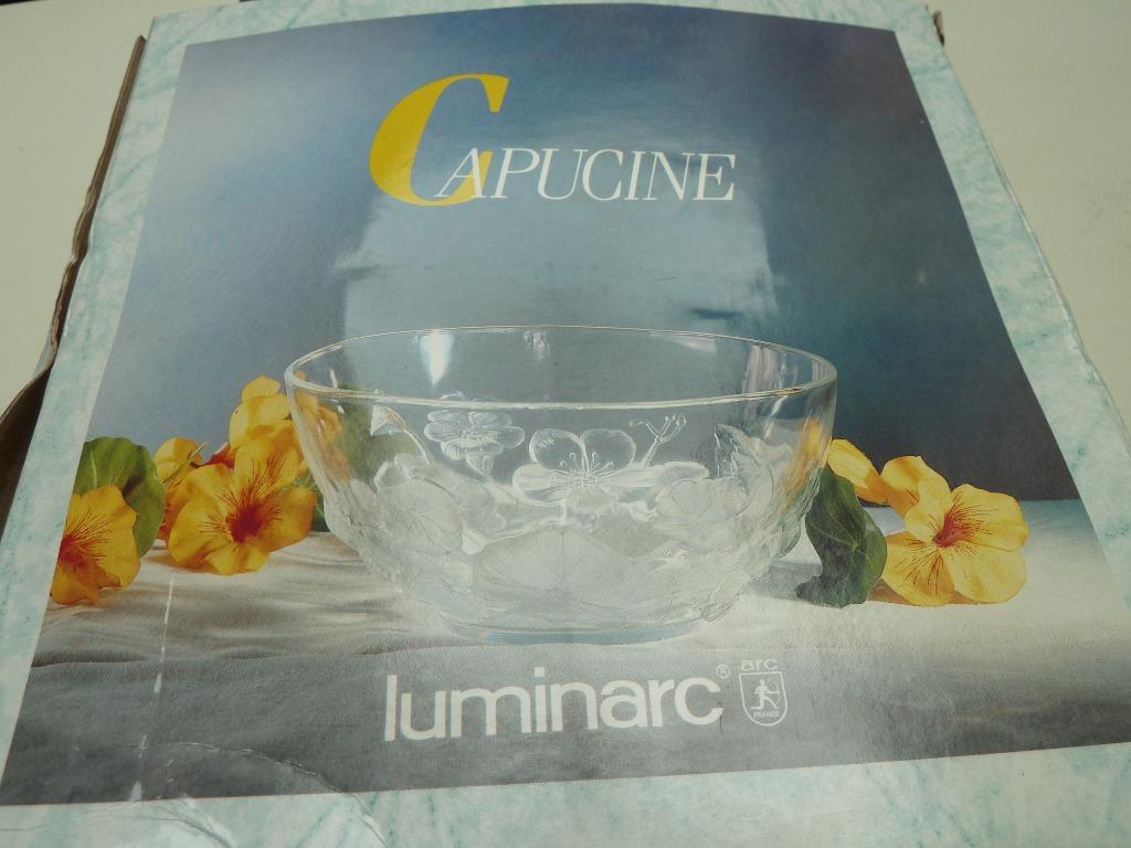 LUMINARC glaswerk Cristallerie d’ARQUES model CAPUCINE, Antiek en Kunst, Ophalen of Verzenden