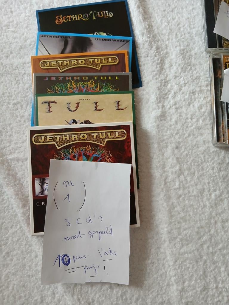 collectie  cd 's Jethro Tull, Ophalen of Verzenden, Zo goed als nieuw