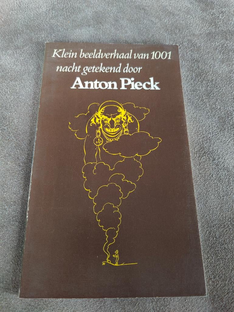 Klein beeldverhaal van 1001 nacht getekend door Anton Pieck, Ophalen of Verzenden, Gelezen