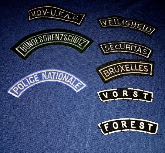 Lot ecusson police, Collections, Enlèvement ou Envoi