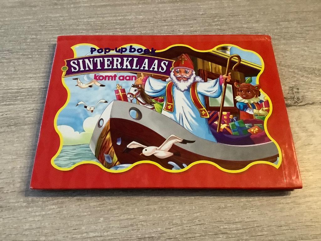 Sinterklaas komt aan Pup Up boek, Boeken, Kinderboeken | Kleuters, Zo goed als nieuw, Non-fictie, 4 jaar, Jongen of Meisje, Uitklapboek