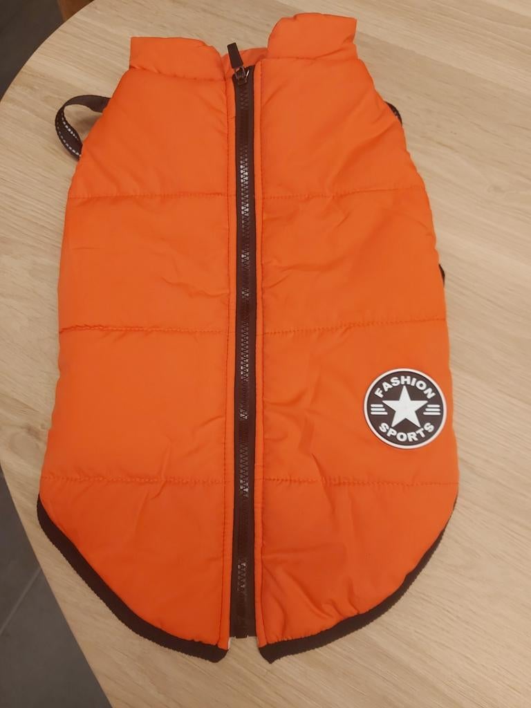 Waterdichte warme hondenjas met harnas 3xl, Zo goed als nieuw