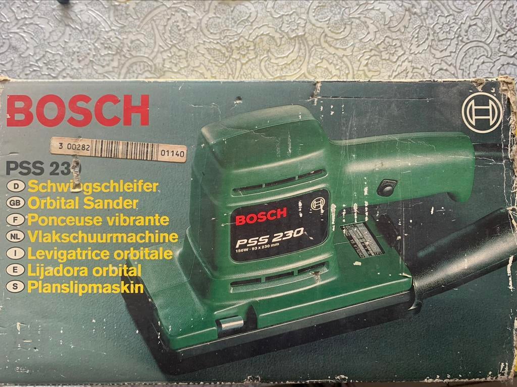 Bosch Schuurmachine, Doe-het-zelf en Bouw, Ophalen of Verzenden, Zo goed als nieuw