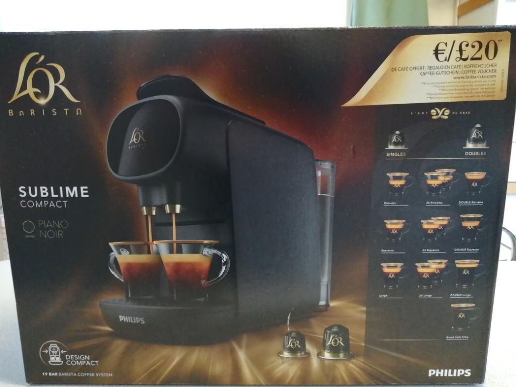 L'OR Barista koffiecupmachine, Neuf, Autres modèles, Réservoir d'eau amovible, Enlèvement