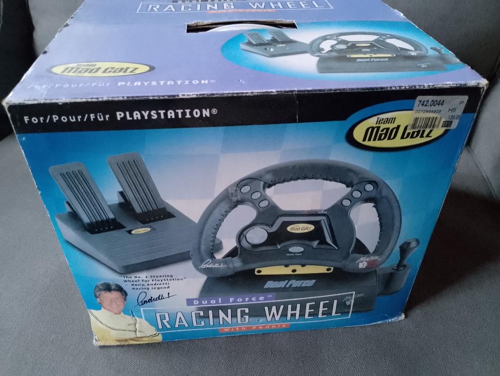 Roue de course Mad Catz Cibb PS1, Enlèvement ou Envoi, Utilisé