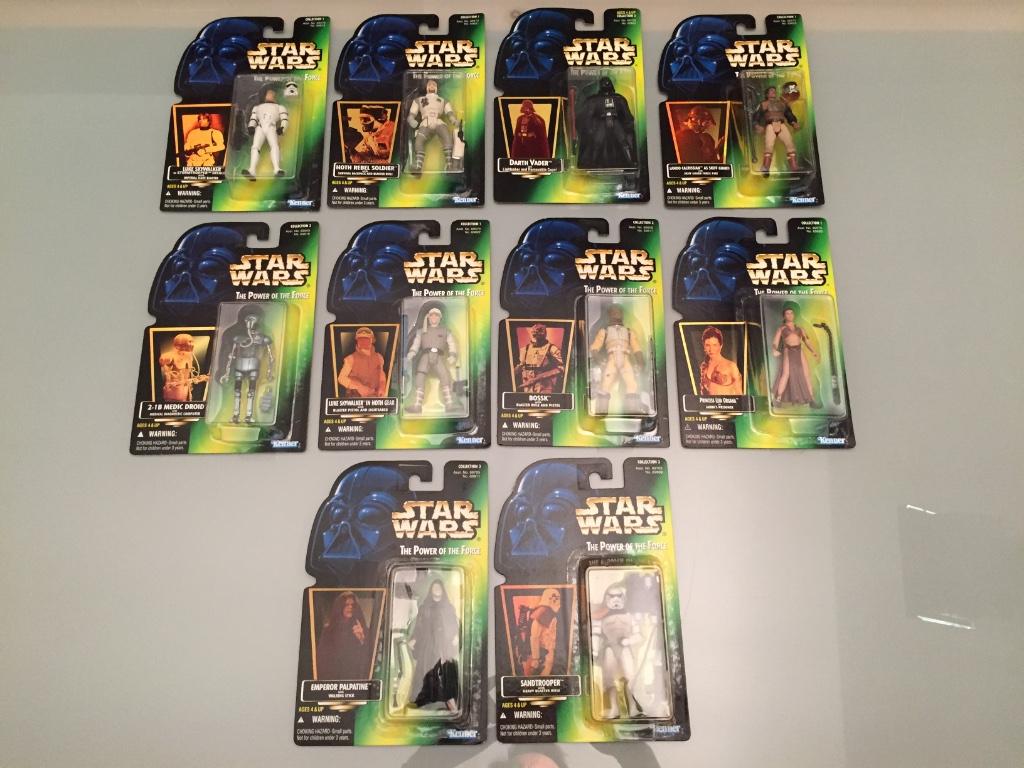 Star Wars POTF2 action figures green card Holo Foil (USA), Enlèvement ou Envoi, Neuf, Figurine