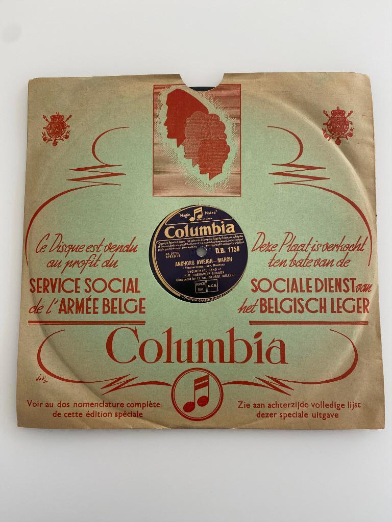 78 RPM Regimental Band HM Grenadier Guards Anchors Aweigh, Enlèvement, Armée de terre, Autres types