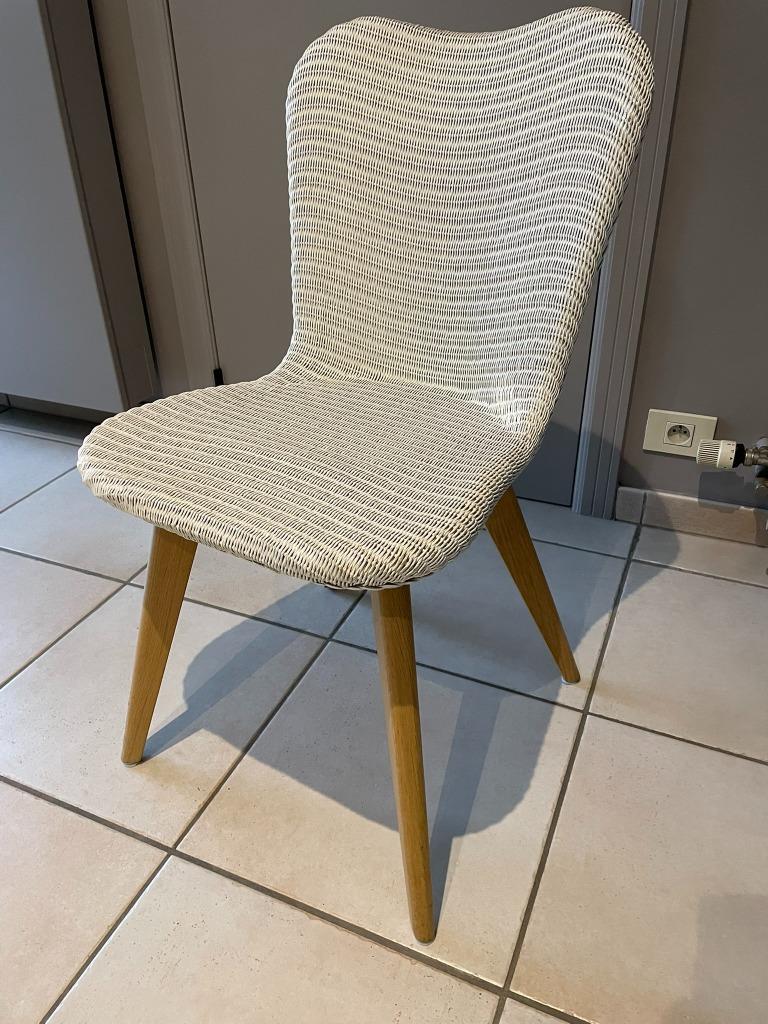 6 stoelen Vincent Sheppard, Huis en Inrichting, Ophalen, Wit, Hout, Vijf, Zes of meer stoelen