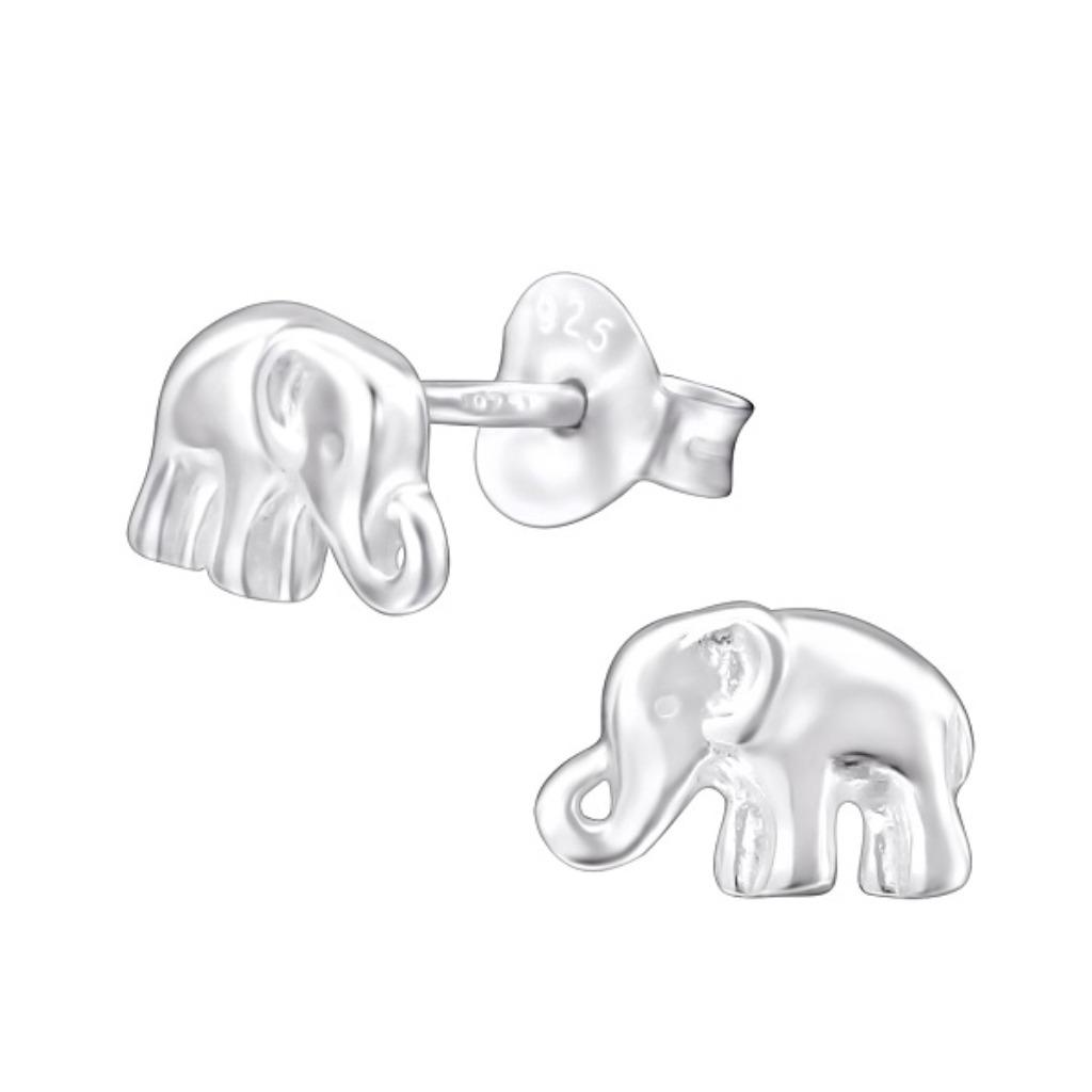 Zilveren olifant oorbellen - OP=OP! TOTALE UITVERKOOP!, Nieuw, Ophalen of Verzenden, Knopjes of Stekers, Zilver