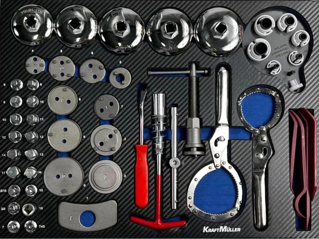 Chariot à outils XXL 8 tiroirs dont 8 remplis !, Enlèvement ou Envoi, Neuf