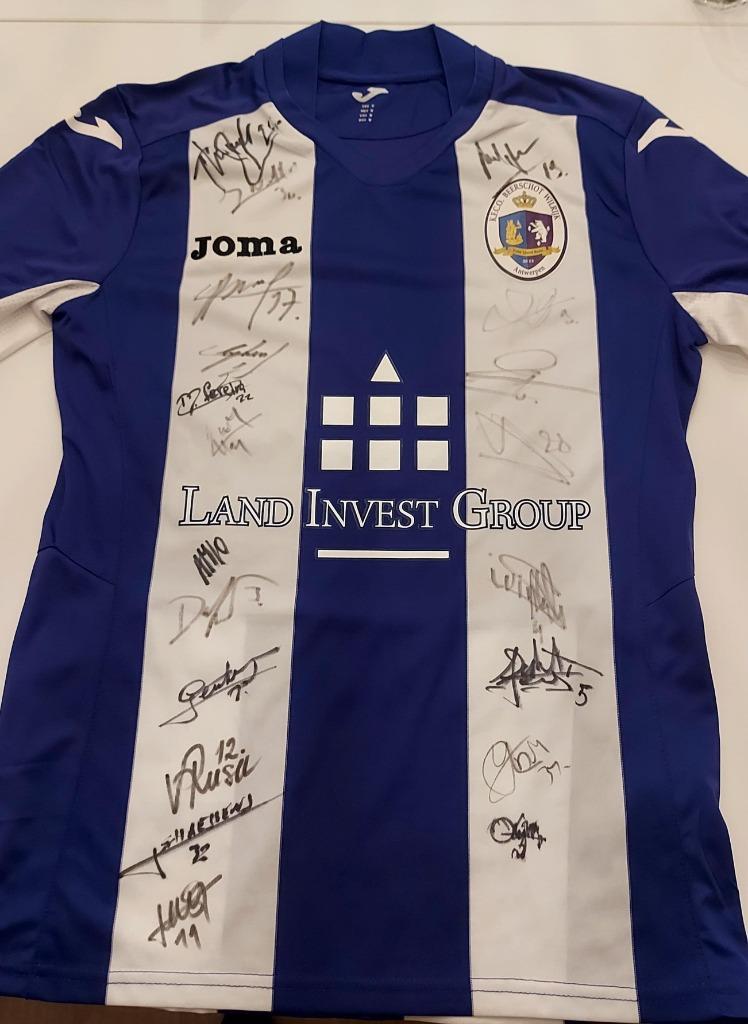 Gehandtekend voetbaltruitje Beerschot-Wilrijk, Ophalen, Nieuw, Shirt