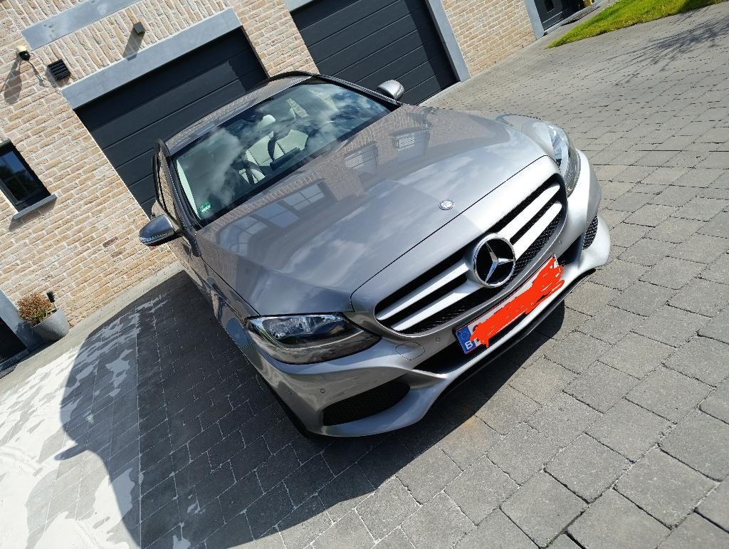 A vendre Mercedes C 200 TDI , 04/2015, 97000 km, Euro 6b, Autos, Mercedes-Benz, Argent ou Gris, Achat, Beige, Entretenue par le concessionnaire