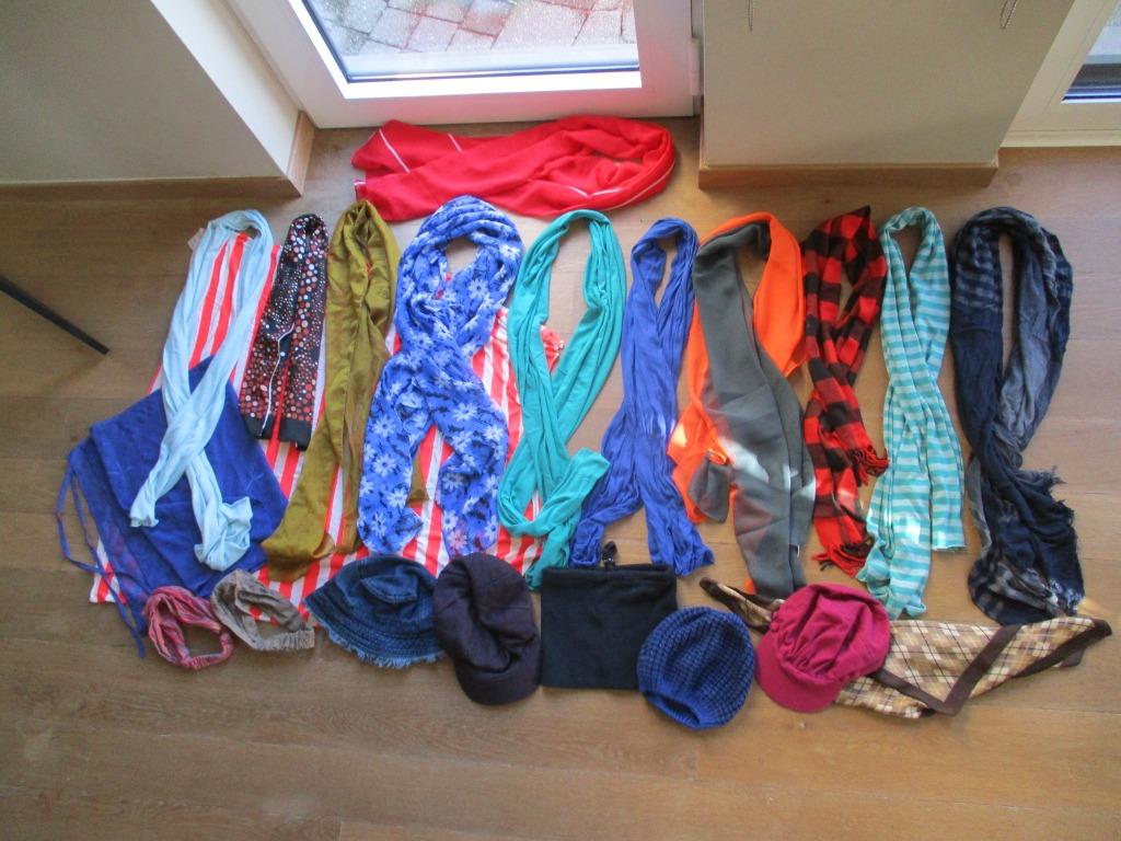 Sjaal muts hoofdband rokje pet neksjaal hoedje, Ophalen of Verzenden, Gedragen, Muts
