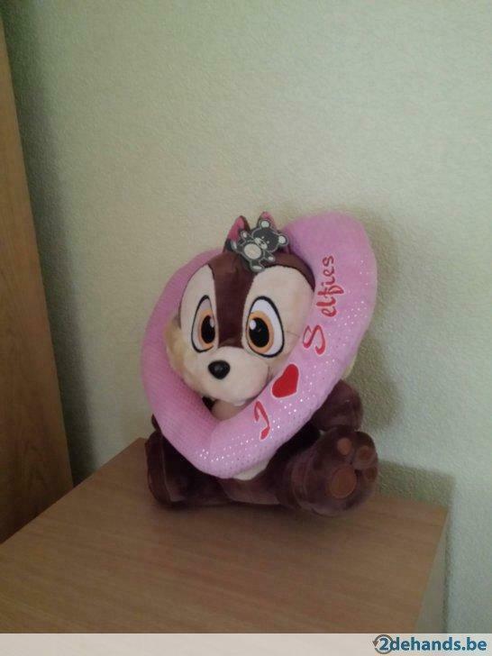 Eekhoorn knuffel met roze hart 35 cm, Kinderen en Baby's, Speelgoed | Knuffels en Pluche, Ophalen of Verzenden, Nieuw