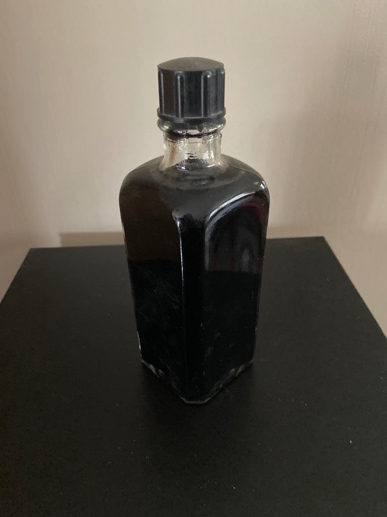 Fles blauwe inkt, Antiek en Kunst, Ophalen