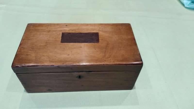 oud kistje, Antiek en Kunst, Curiosa en Brocante, Ophalen of Verzenden