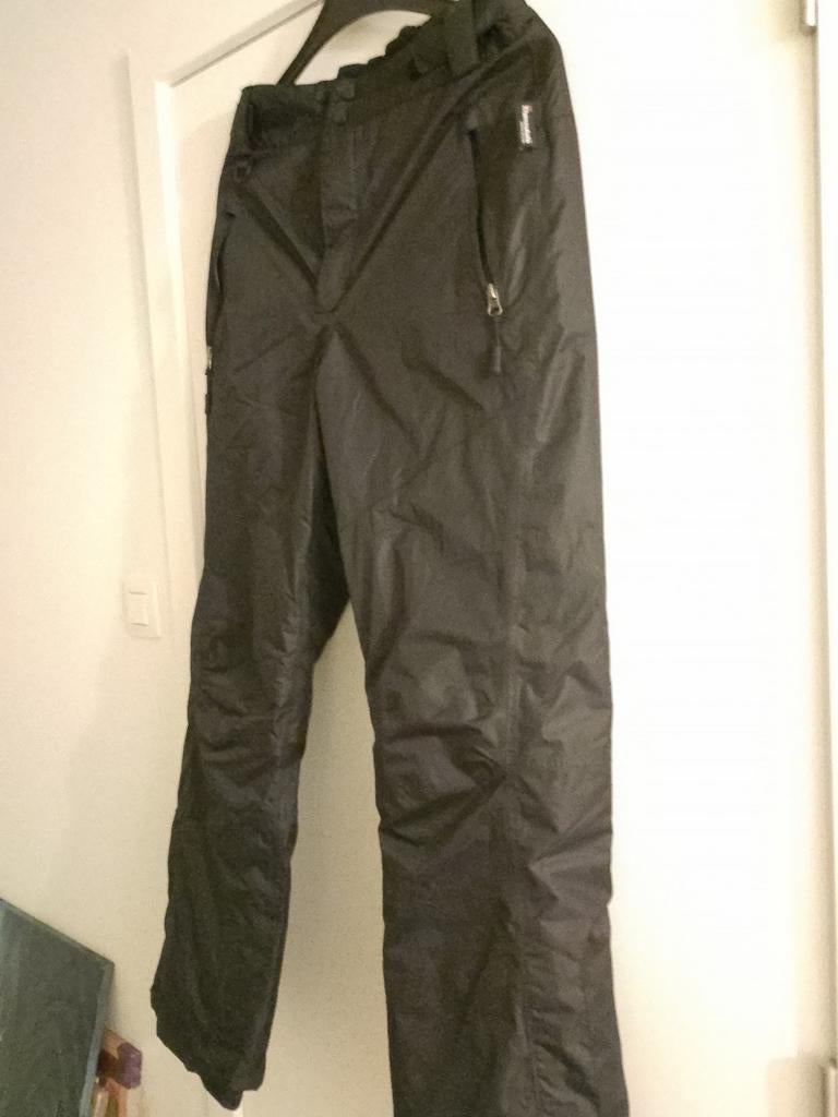 Regenbroek zwart voor motor, Ophalen, Zo goed als nieuw, Maat 48/50 (M)