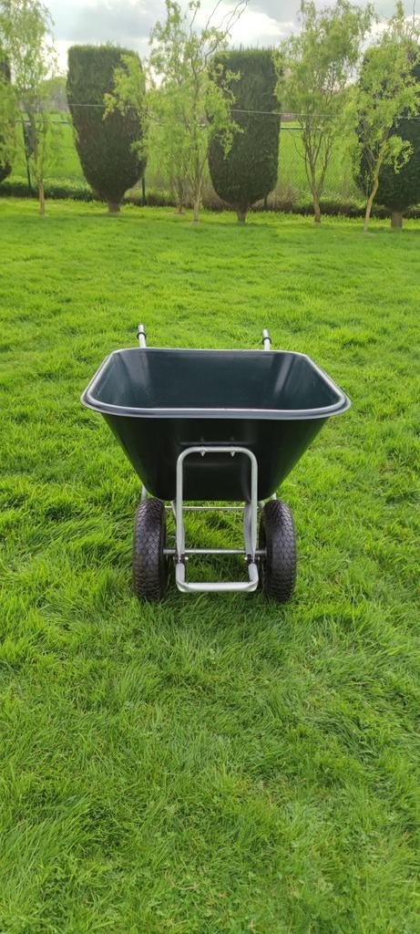 XXL Kruiwagen dubbel wiel 200 liter (nieuw) 148€, Ophalen