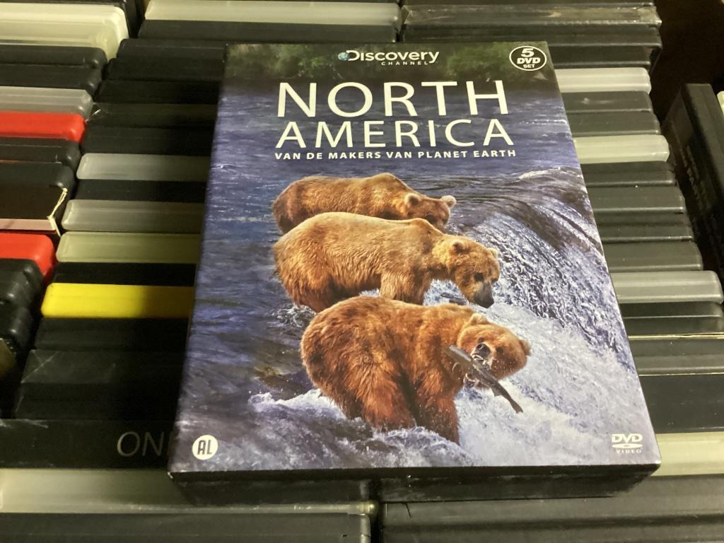 North America (discovery channel) dvd box van 5 disc's, Tous les âges, Enlèvement ou Envoi, Nature, Coffret