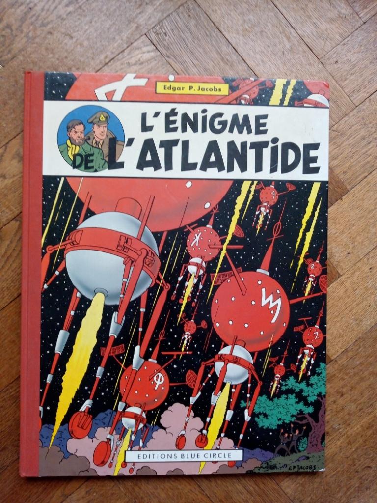bd L’énigme de l’atlantide grand format cartonné de 1986, Edgar P. Jacobs, Une BD, Comme neuf, Enlèvement
