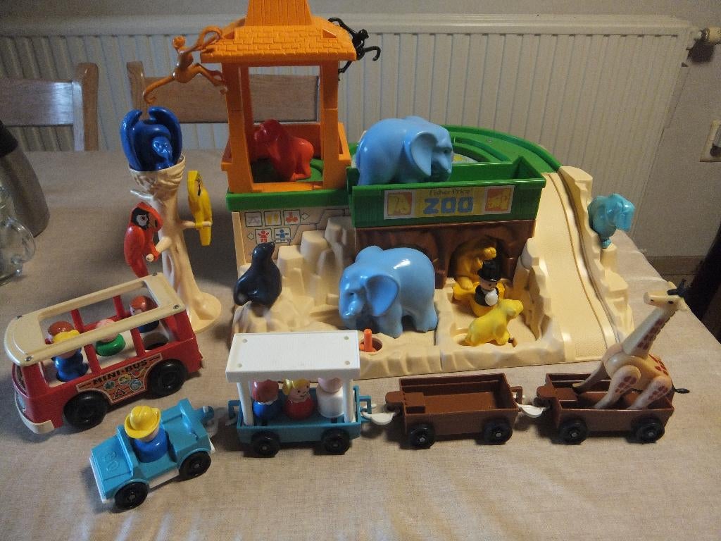 dierentuin, fisher price, Kinderen en Baby's, Speelgoed | Fisher-Price, Ophalen of Verzenden, Gebruikt, Speelset