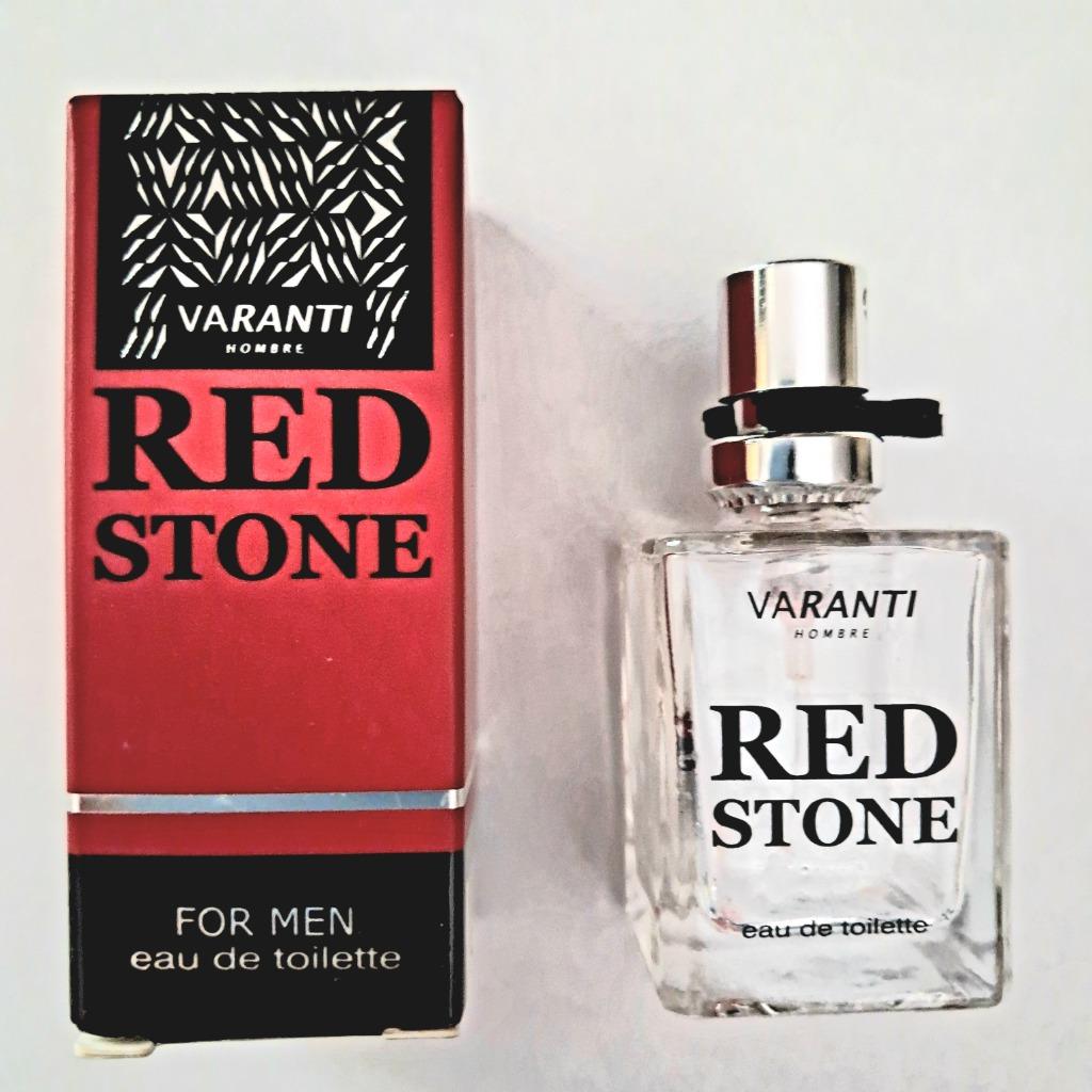 RED STONE FOR MEN EDT MINI FLACON (bouteille vide), Collections, Enlèvement ou Envoi, Utilisé, Emballage