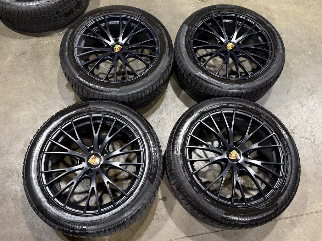 Porsche Cayenne 20” velgen winterset 5x130, Ophalen, Overige, Gebruikt, Banden en Velgen