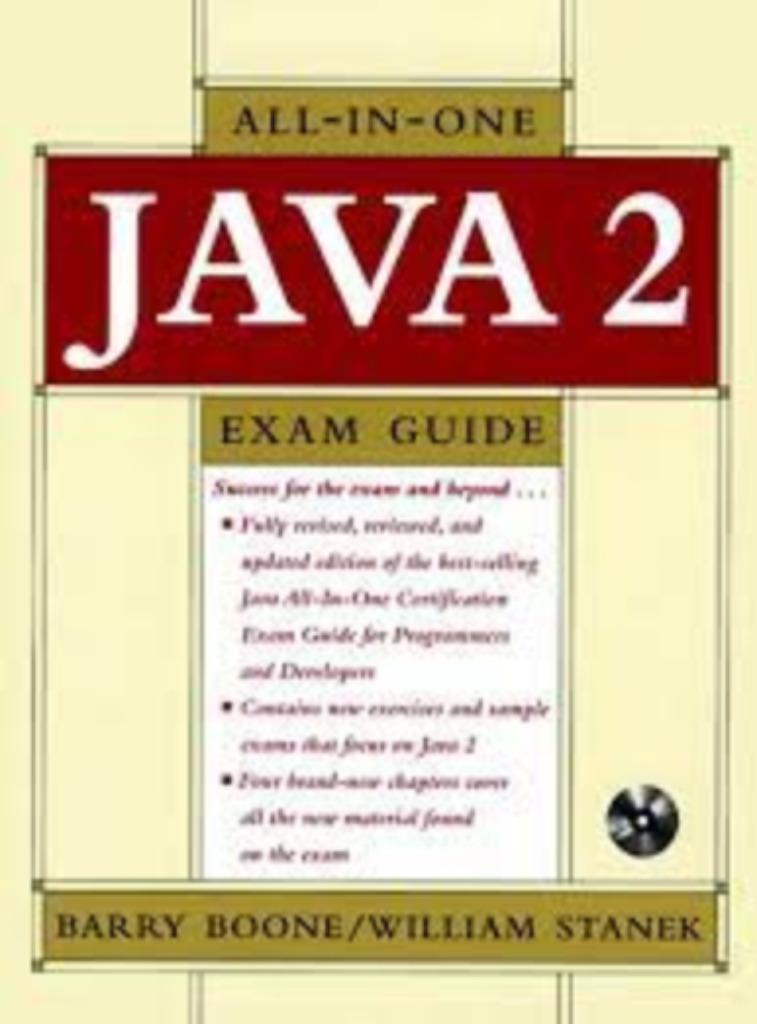 Java 2 Certification Exam Guide All-in-One 0079137407, Enlèvement ou Envoi, Langage de programmation ou Théorie, Comme neuf, Zie beschrijving