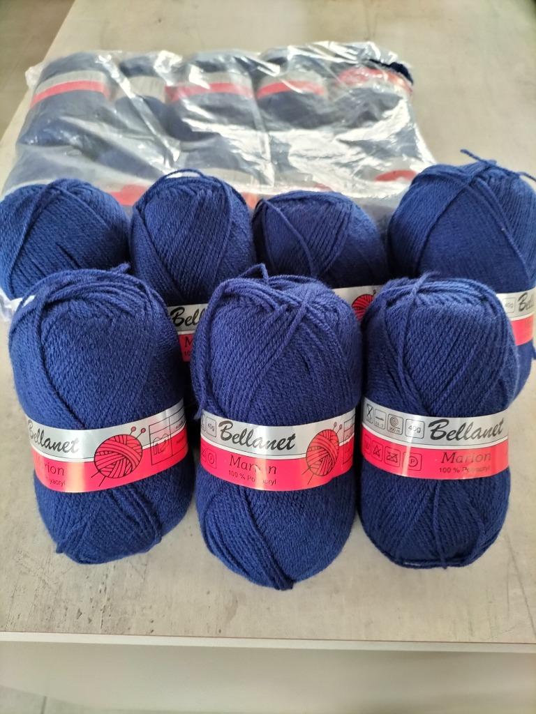 Laine Bellanet Marion bleu (17 pelotes). C1, Hobby & Loisirs créatifs, Tricot & Crochet, Enlèvement ou Envoi