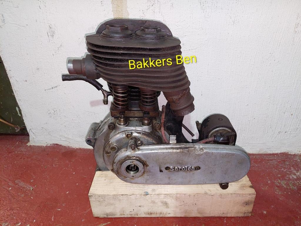 Sarolea 23T motorblok, Motoren, Ophalen