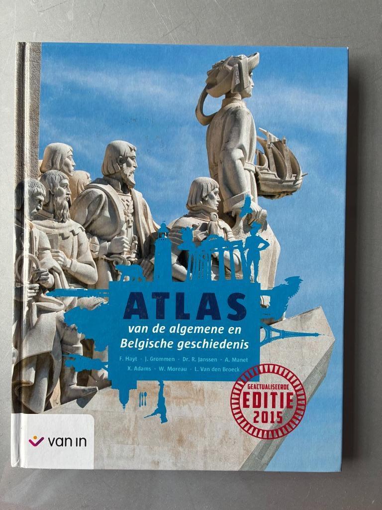 Atlas d'histoire générale et belge, Histoire, Comme neuf, Secondaire, Enlèvement