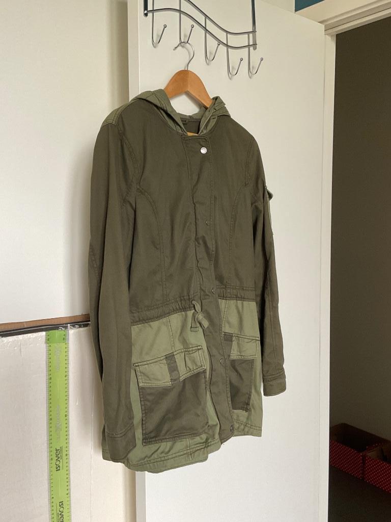 Khaki parka Hollister, maat XL, Kleding | Dames, Maat 46/48 (XL) of groter, Nieuw, Ophalen of Verzenden, Groen