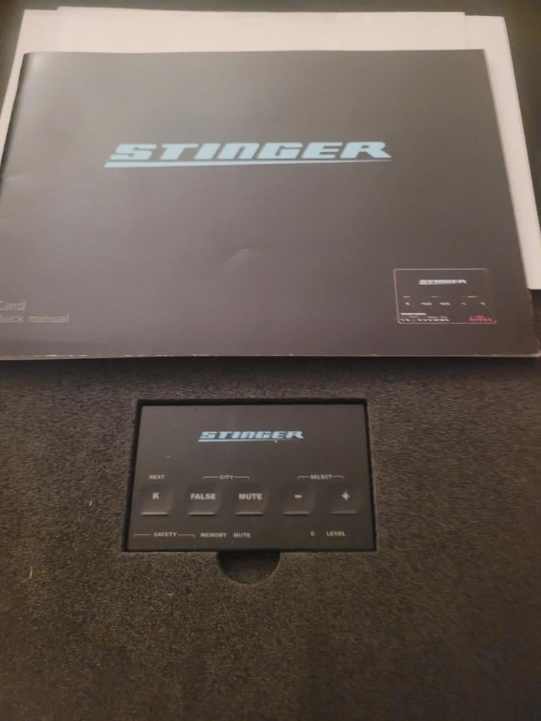 Stinger card set legale flits controle., Ophalen of Verzenden