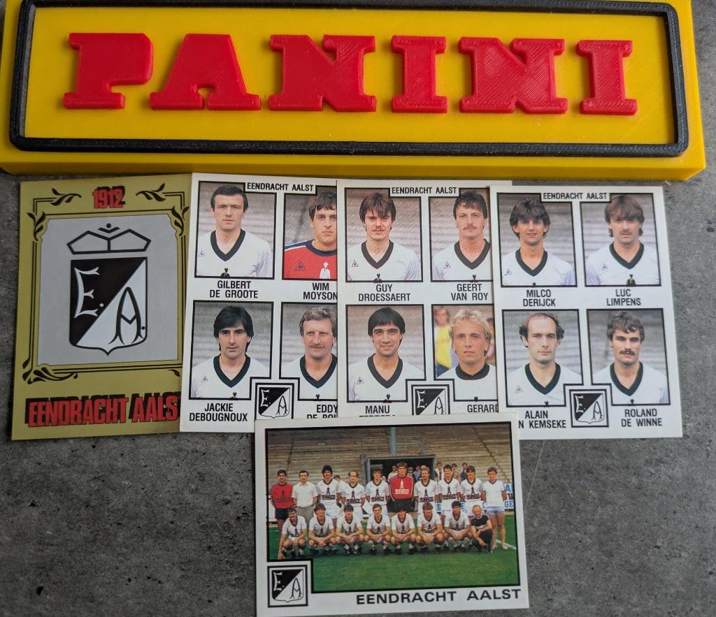 PANINI FOOTBALL 85 EENDRACHT AALST 5 STICKERS 1985, Verzenden, Nieuw