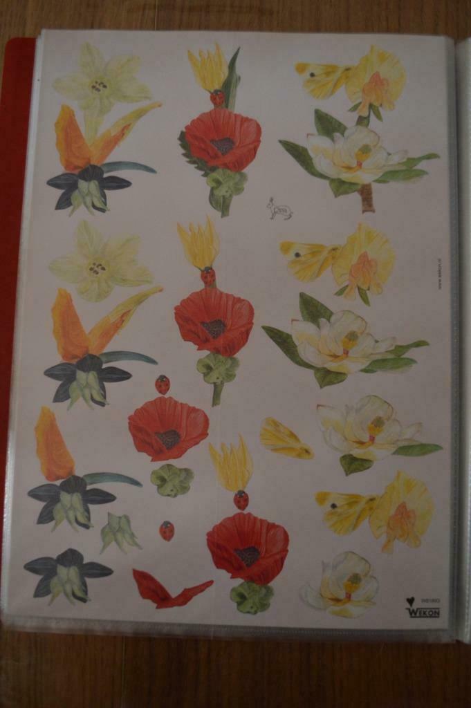 *Kaartje maken ( knipvel ) voor vrouw klaproos, Ophalen of Verzenden, Nieuw, Natuur, Knipvel