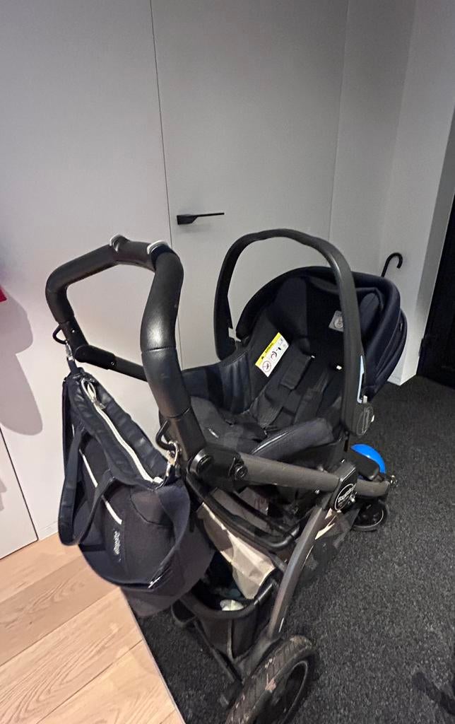 Buggy 3 in 1, met bijiorende Isofox (2x), Gebruikt, Combiwagen, Verstelbare duwstang, Ophalen