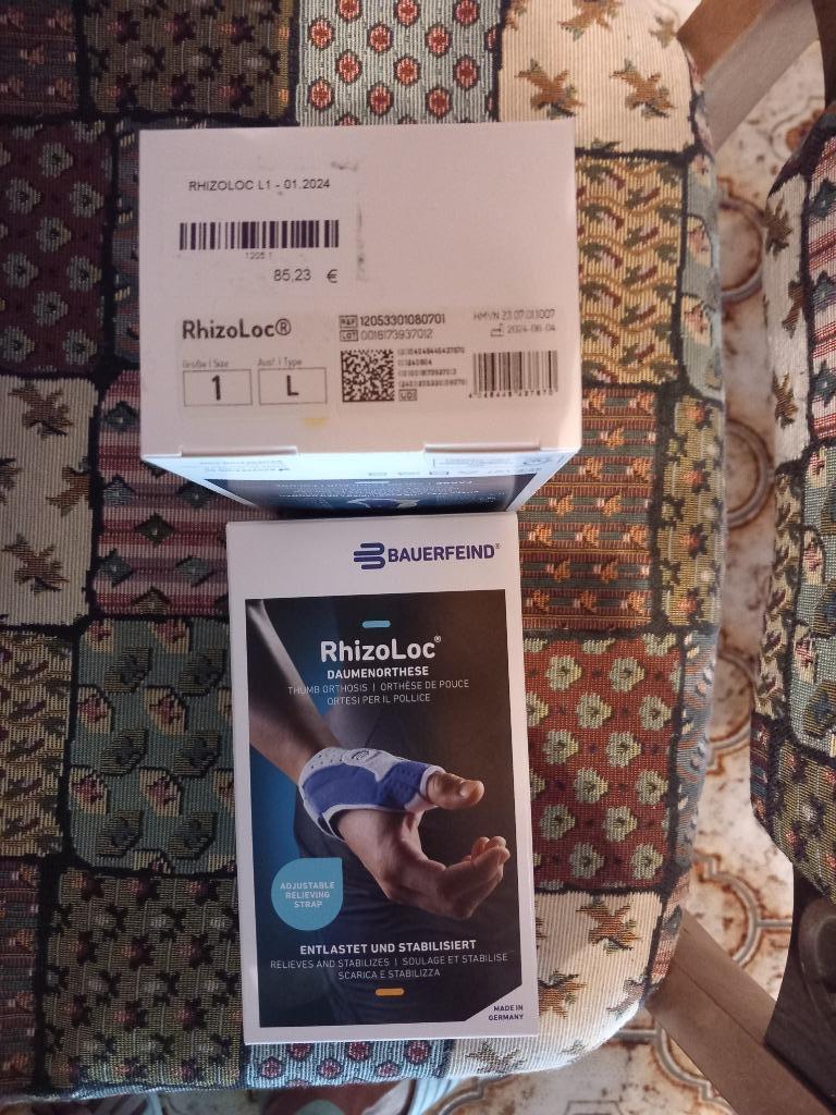 Orthese de pouce Rhisoloc Bauerfeind, Ophalen, Nieuw