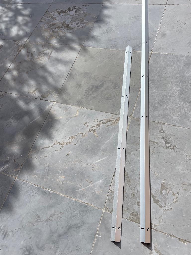 Santeg x2o ondersteuningsprofiel wastafelonderkast alu 115cm, Enlèvement ou Envoi, Neuf, 150 à 200 cm, Meuble lavabo