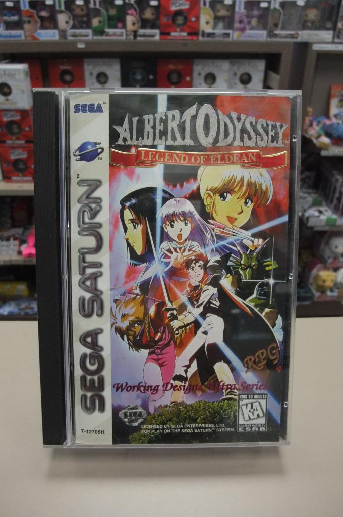 Alberty Odyssey: Legends of Eldean (cib) usa Saturn, Games en Spelcomputers, Games | Sega, Gebruikt, 1 speler, Ophalen of Verzenden