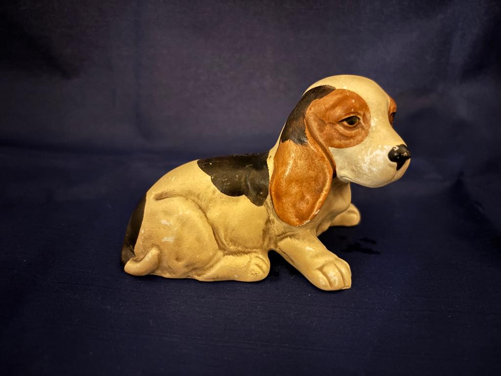 Honden beeld Bassett hond beeldje, Ophalen of Verzenden, Gebruikt, Dier