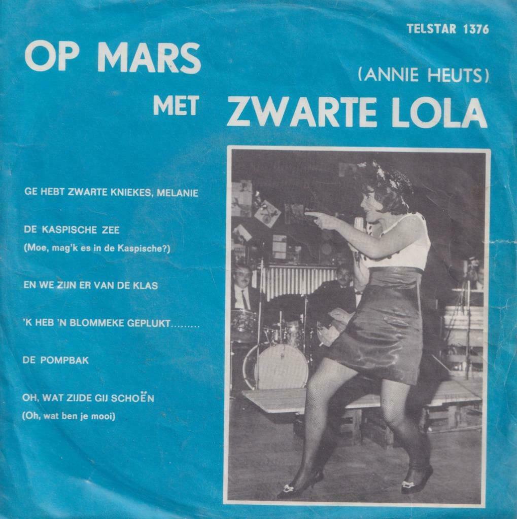 Zwarte Lola – Op mars met …… - Single, Cd's en Dvd's, Vinyl Singles, Gebruikt, Single, Nederlandstalig, 7 inch, Ophalen of Verzenden