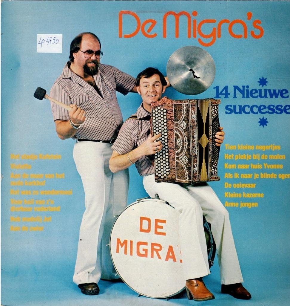Vinyl, LP   -   De Migra's – 14 Nieuwe Successen, Cd's en Dvd's, Vinyl | Overige Vinyl, Overige formaten, Ophalen of Verzenden