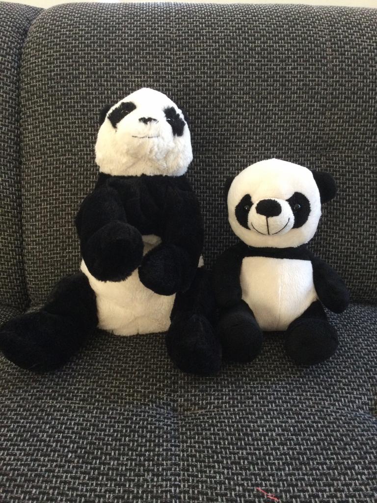Panda, Kinderen en Baby's, Speelgoed | Knuffels en Pluche, Ophalen, Gebruikt