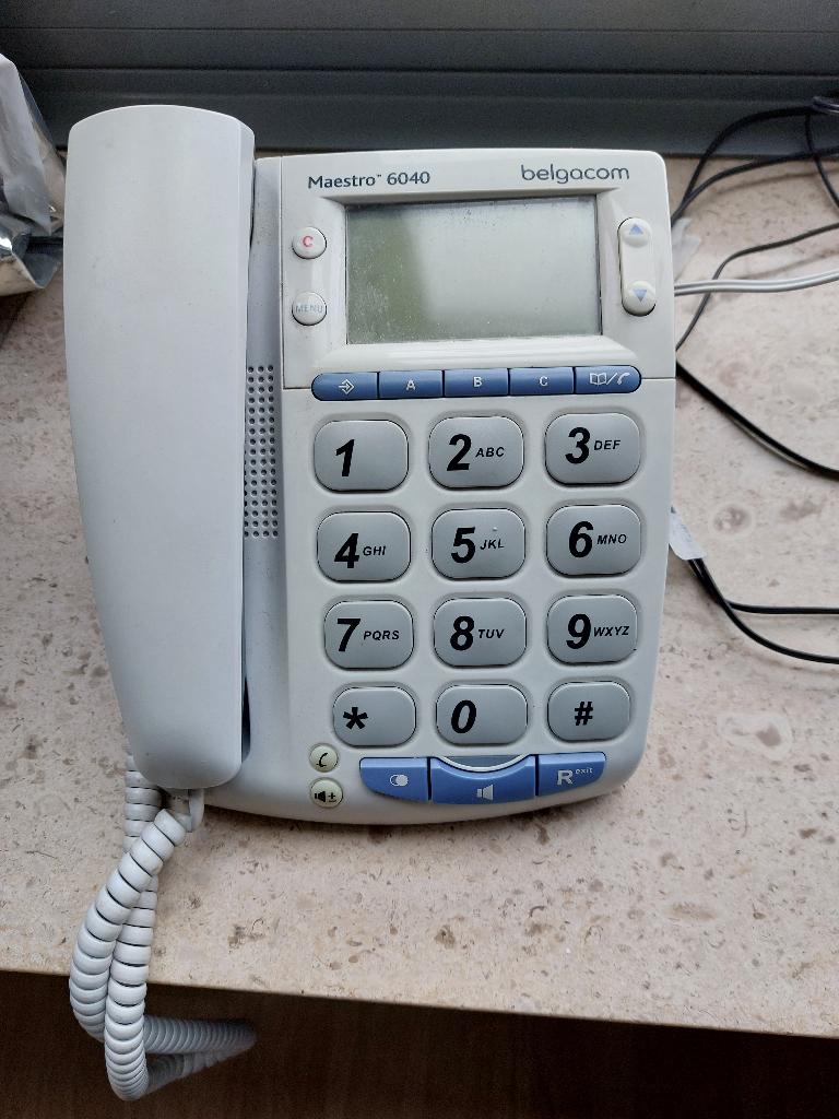 telefoontoestel met grote toetsen voor senioren, Ophalen, Gebruikt