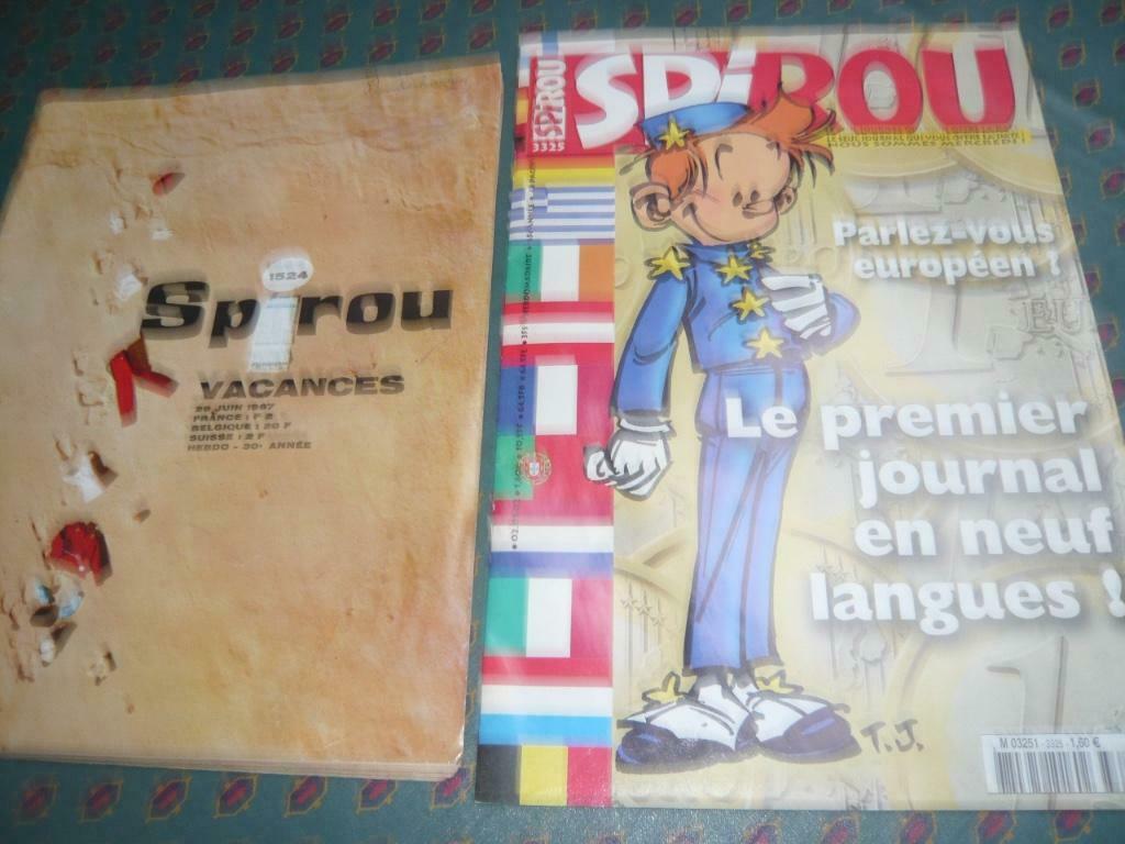 2 Magazines de Spirou 1967 et 2002, Livres, Plusieurs BD, Enlèvement ou Envoi, Comme neuf