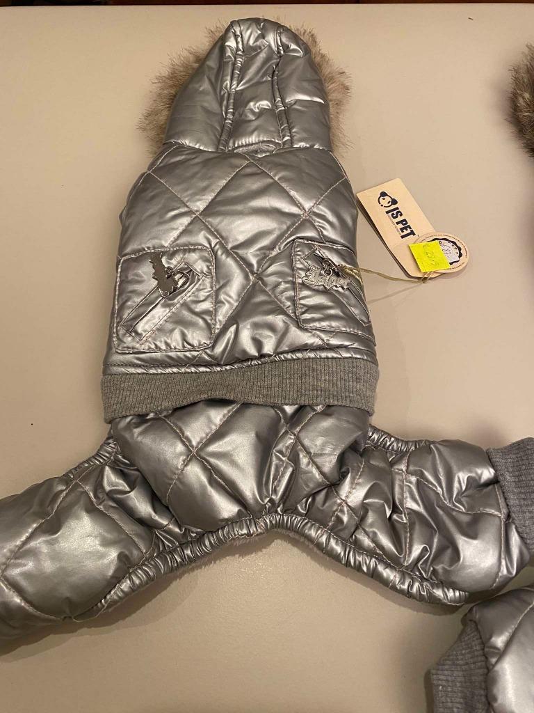 Zilverkleurig skipakje van i.s.pet aan outletprijs, Dieren en Toebehoren, Hondenkleding, Ophalen of Verzenden, Nieuw, Hondentrainingspak