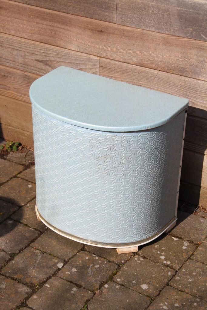 Panier à linge vintage, années'50, Enlèvement ou Envoi, Autres matériaux, Autres formes, Panier