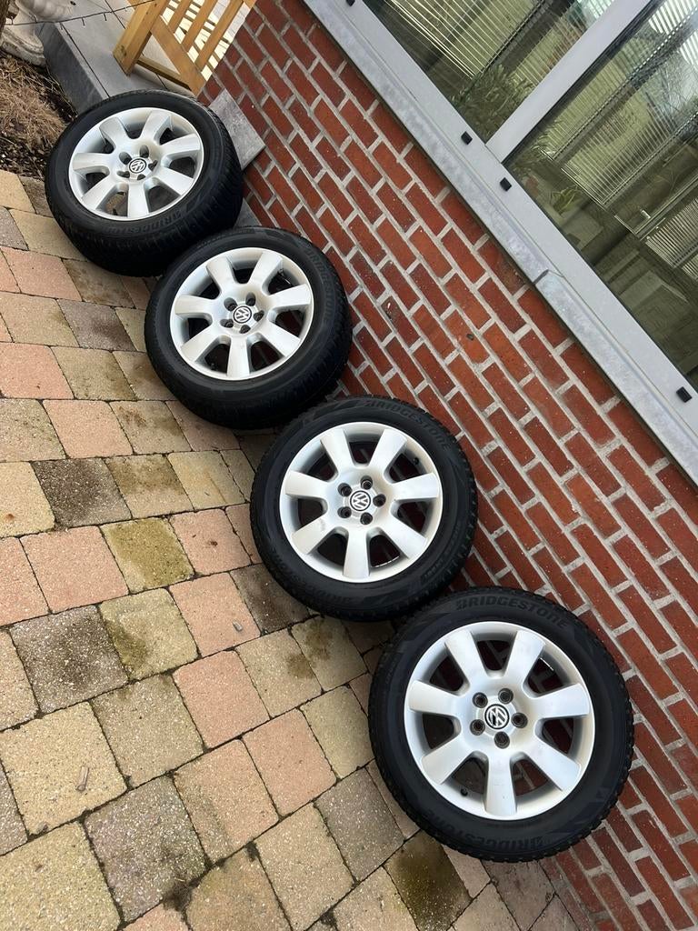 Wintervelgen VW, Auto-onderdelen, Banden en Velgen, Banden en Velgen, Winterbanden, 16 inch, 205 mm, Personenwagen, Gebruikt, Ophalen