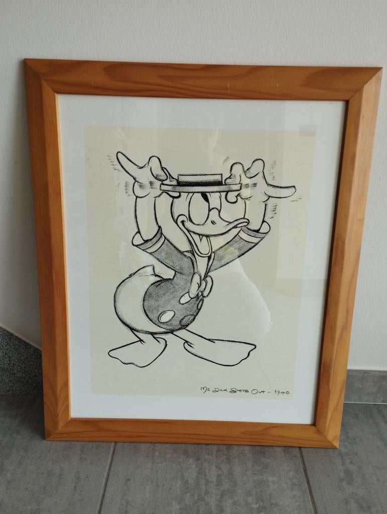 Donald Duck in kader, Ophalen of Verzenden