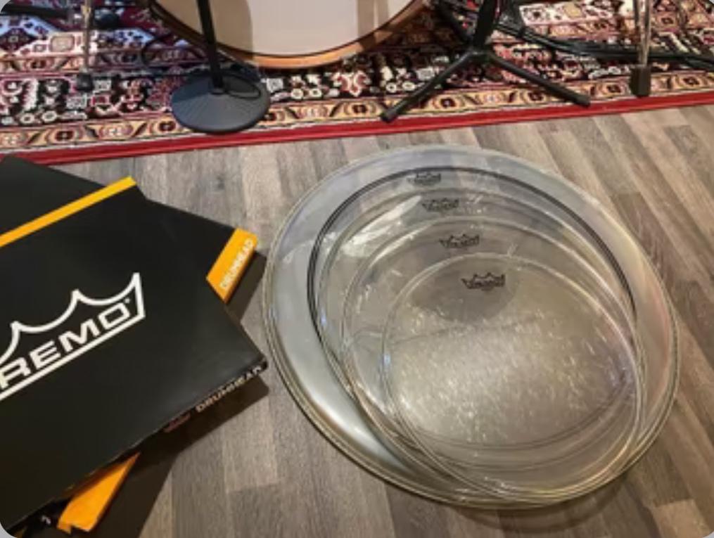 Remo Drumvellen 24” PS3 & 13” 16” 18” Emperor, Muziek en Instrumenten, Ophalen of Verzenden, Gebruikt